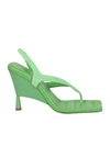 Gia Borghini Rosie Heel Sandals In Green