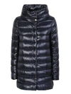 Herno Amelia Ultralight A-line Puffer Jacket In Blue