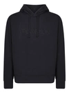 Jw Anderson J. W. Anderson Classic Black Hoodie With Front Kangaroo Pocket In Black