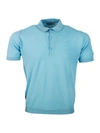 John Smedley T-shirt In Turquoise