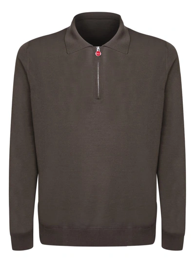 Kiton Sweaters In Grey