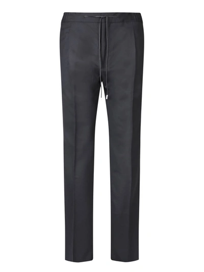 Lardini Tapered Trousers In Black