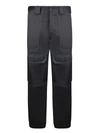 Msgm Cotton-blend Trousers In Blue