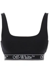 OFF-WHITE OFF-WHITE "SPORT BRA WITH BRANDED BAND"