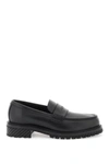 OFF-WHITE OFF-WHITE LEATHER LOAFERS FOR