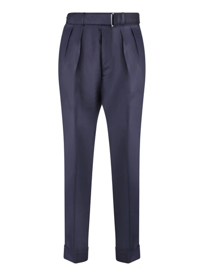 Officine Generale Trousers In Blue