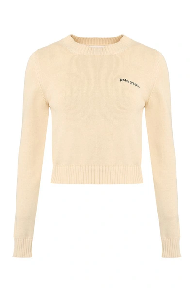 Palm Angels Jumpers White In Ivory