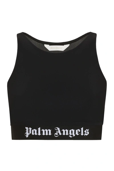 PALM ANGELS PALM ANGELS TECHNICAL FABRIC CROP TOP