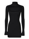 Ssheena Fitted Dress With Long Sleeves In Black