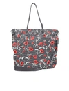 Tory Burch Printed Nylon Tote Bag In Multi