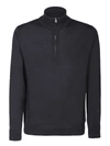 Zanone Wool Pullover In Black