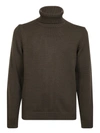 Zanone High-neck Pullover In Green