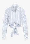 Dries Van Noten Light Blue Cotton Calbero Shirt In Blue