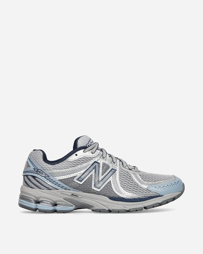 New Balance 860v2 Rubber And Mesh Sneakers In Gray