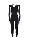 Andreädamo Sculpting Jersey Jumpsuit In Black