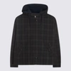 Baracuta Black Casual Jacket In Blackwatch
