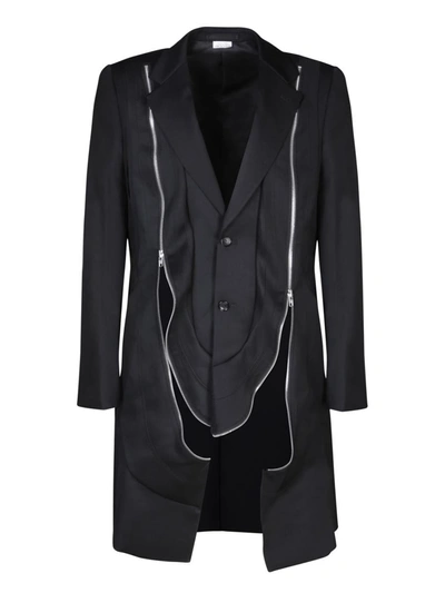 Comme Des Garçons Homme Deux Comme Des Garçons Homme Plus Black Wool Coat