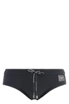Dolce & Gabbana Drawstring Swim Shorts In Blue