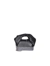 Jw Anderson Twister Midi Bag With Crystals In Black