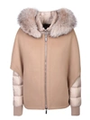 Moorer Wool And Cashmere Jacket In Brown