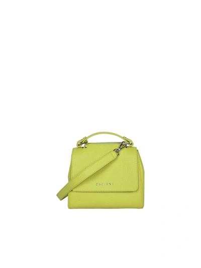 Orciani Sveva Soft Mini Lime Bag In Green