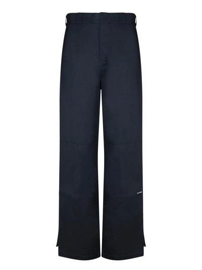 Palm Angels Trousers In Blue