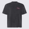Represent T-shirt In Vintage Grey/pink