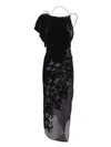 Rev Silk-blend Dress In Black