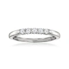 Ross-simons Lab-grown Diamond 5-stone Ring In Sterling Silver In White