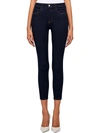 L AGENCE MARGOT WOMENS HIGH RISE CROP SKINNY JEANS