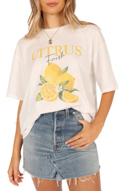 Petal And Pup Womens Citrus Tee In White
