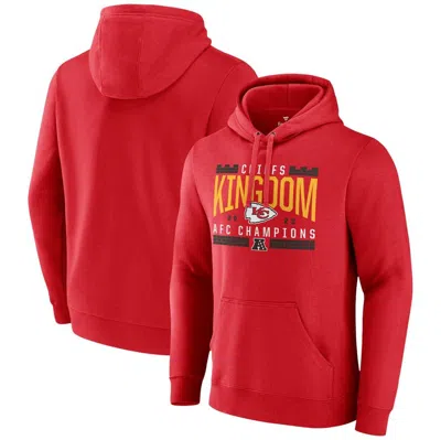 Fanatics Branded  Red Kansas City Chiefs 2023 Afc Champions Hometown Pullover Hoodie