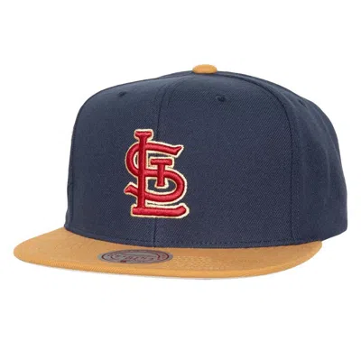 Mitchell & Ness Men's  Navy St. Louis Cardinals Work It Snapback Hat