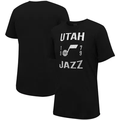 Stadium Essentials Men's And Women's  Black Utah Jazz City Year T-shirt