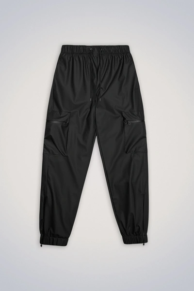 Rains Male Cargo Rain Pants Regular In Black