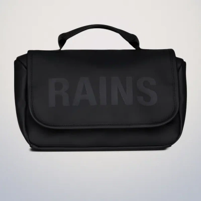 Rains Texel Wash Bag In Black
