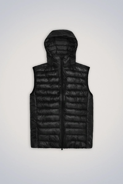 Rains Padded Kaunas Gilet In Black