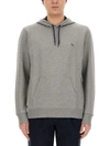 Ps By Paul Smith Ps Paul Smith Felpa Con Logo In Grey