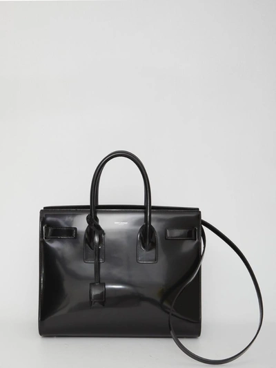 Saint Laurent Sac De Jour Small Bag In Black