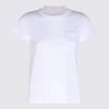 SACAI SACAI WHITE NYLON T-SHIRT