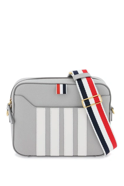 Thom Browne Crossbody Camera Bag In Grey