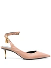 TOM FORD TOM FORD PADLOCK 55MM SLINGBACK PUMP