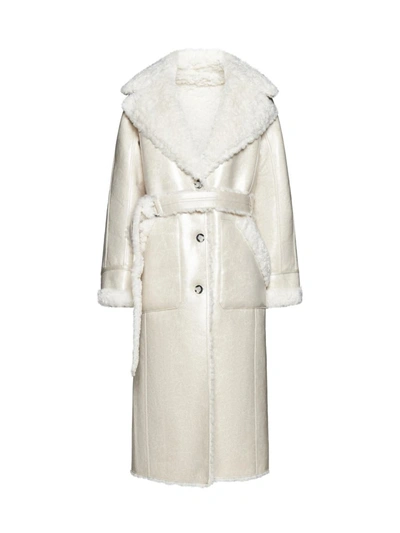 Urbancode Coat In Cream Crackle