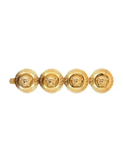 Versace Medusa Tribute Hair Pin In Gold