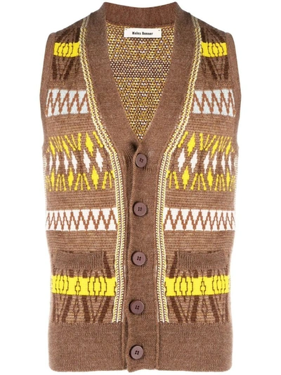Wales Bonner Freedom Vest Clothing In 899 Brown Multi