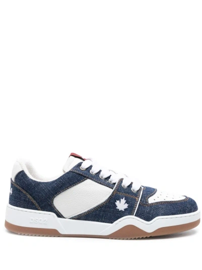 Dsquared2 Spiker Trainers In Blue