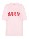 Marni Cotton T-shirt Tshirt In Pink