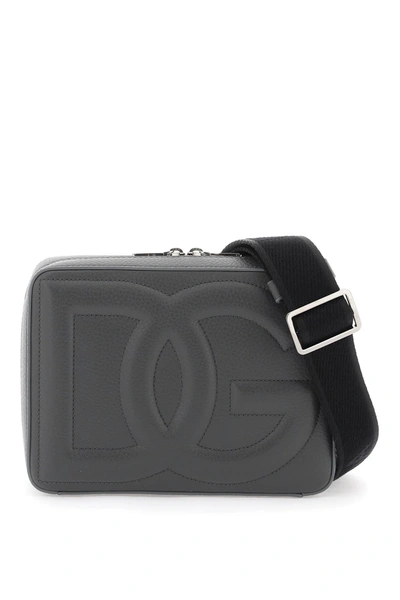 Dolce & Gabbana Camera Bag Dg Logo In Grey