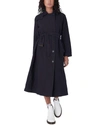 BURNING TORCH UTILITY LINEN-BLEND TRENCH COAT