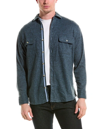Tailorbyrd Overshirt In Blue